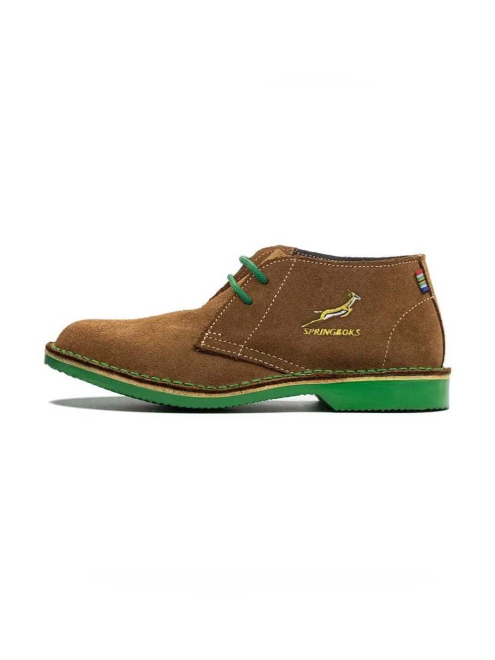 Traditional Heritage Springboks Veldskoen Brown Suede Shoes